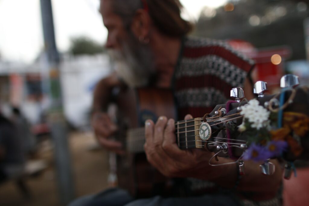 Older Man - Street Guitarist in Austin TX