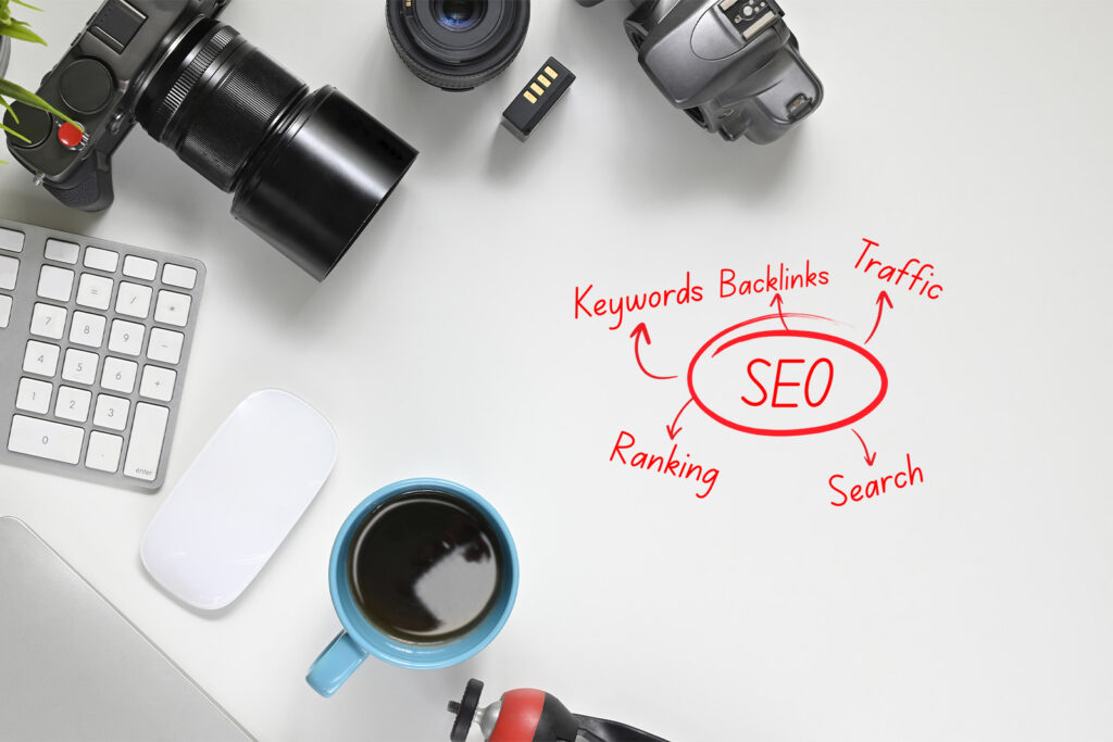Mobile-friendly photography website applying SEO Tips for Photographers to Rank Higher